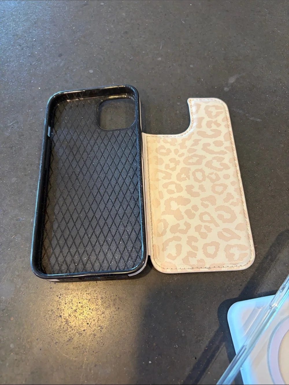 Apple 13 Wallet Case, MagSafe-Compatible Clear Shell case & battery pack.